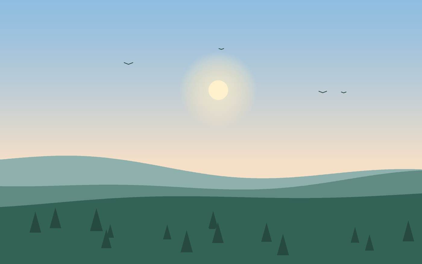 Landschaftsillustration