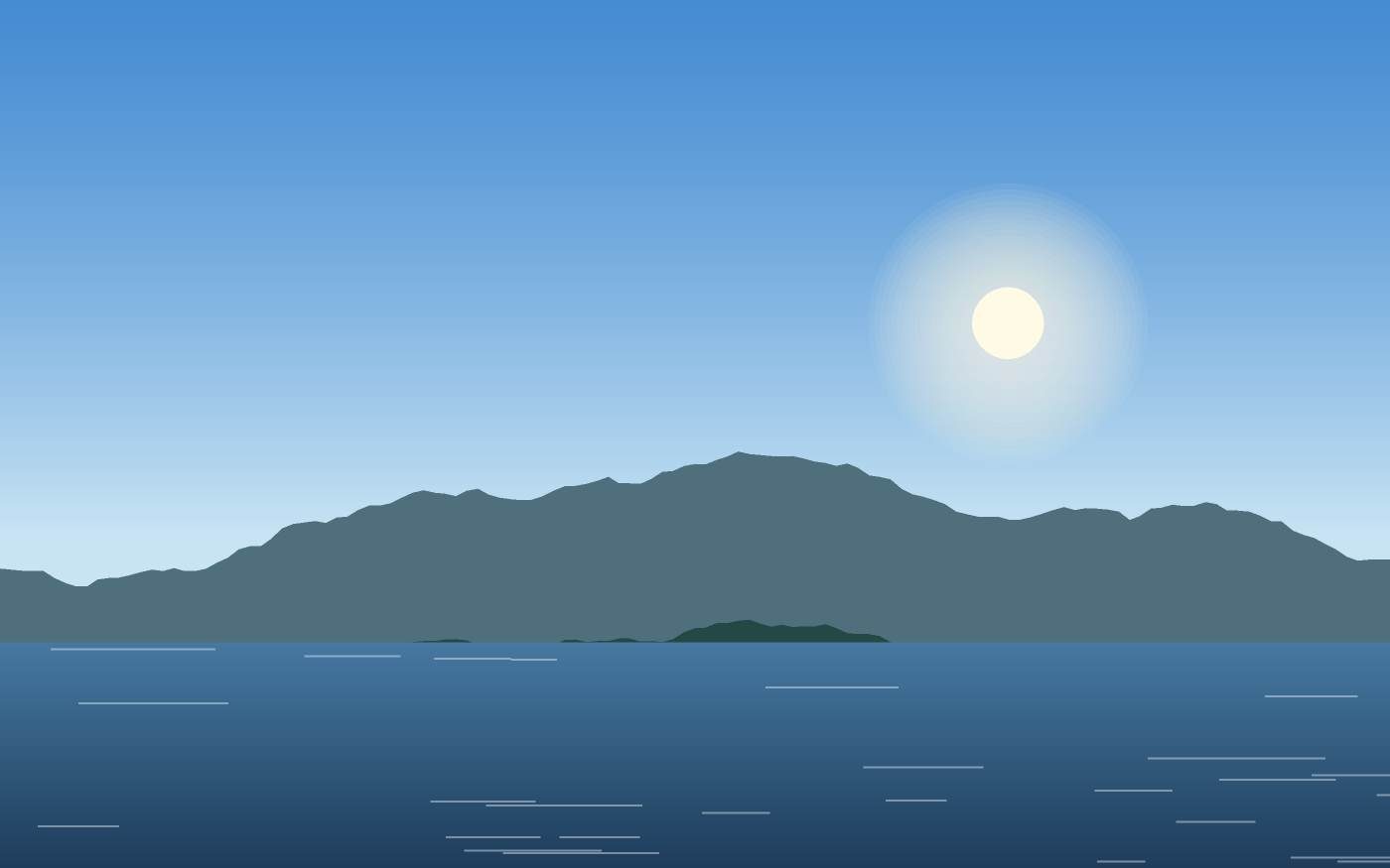 Landschapsillustratie