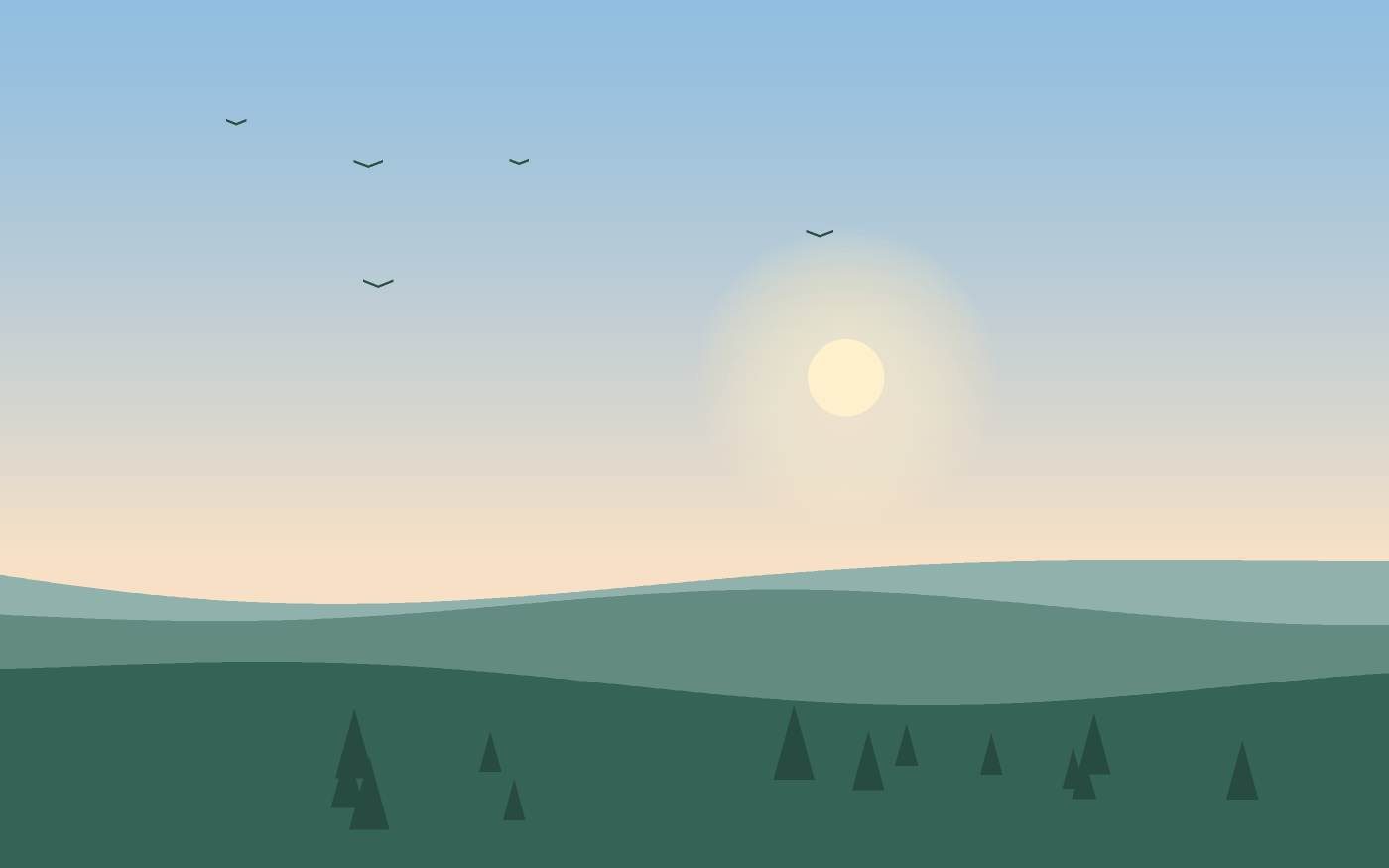 Landschapsillustratie