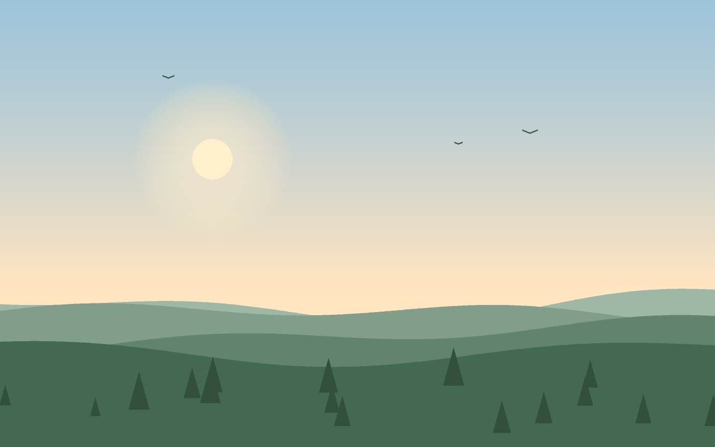 Landschapsillustratie