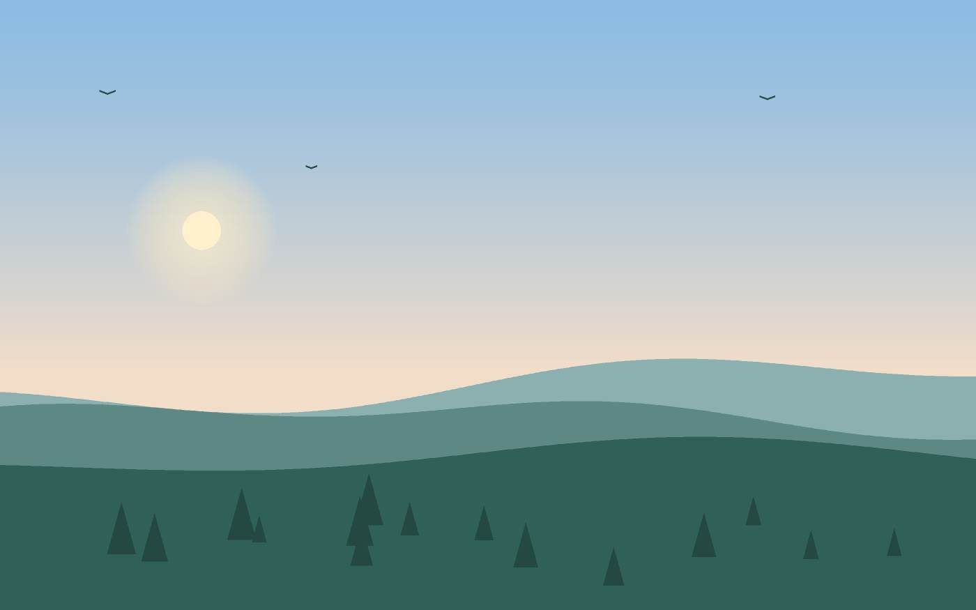Landschaftsillustration