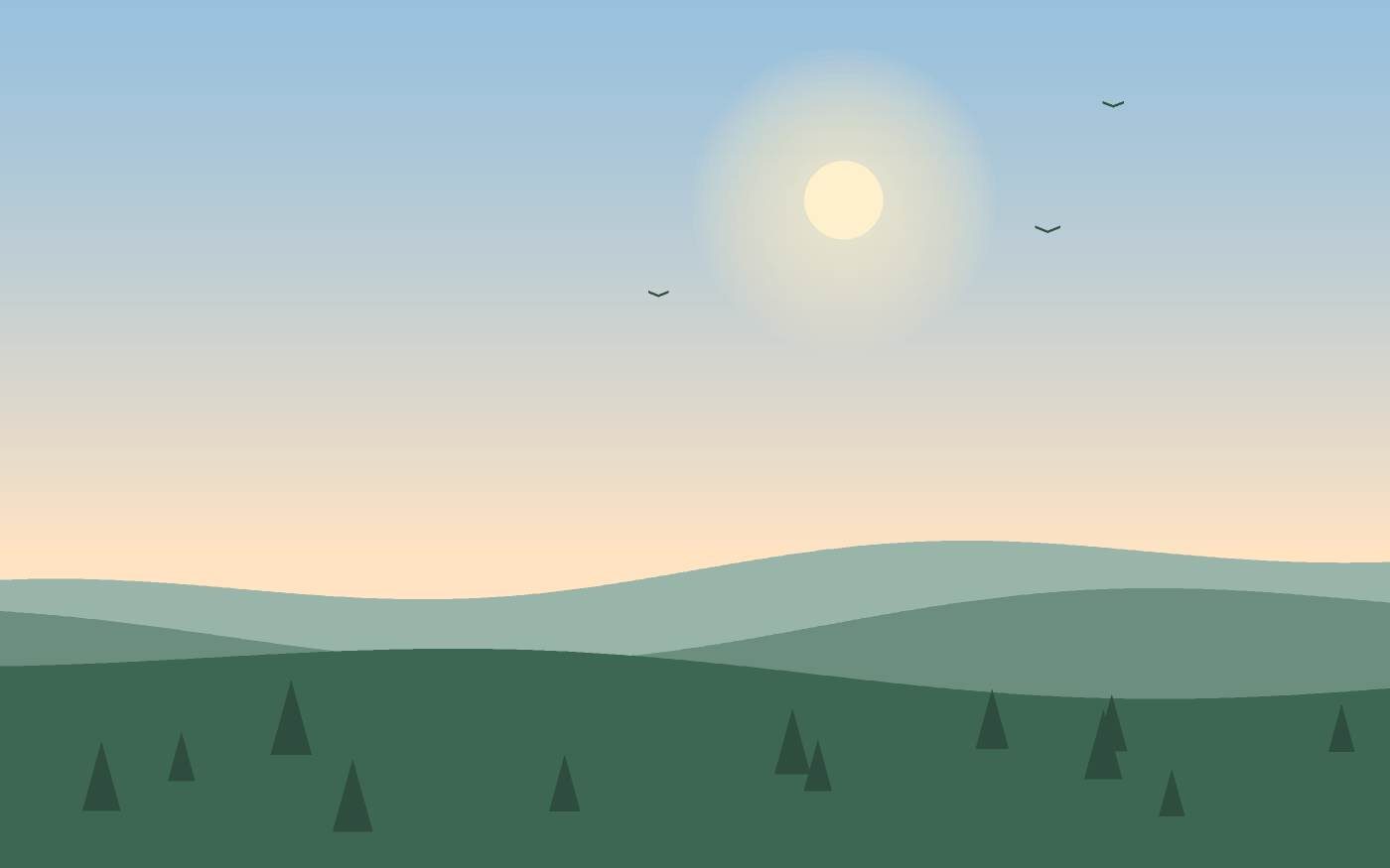 Landschaftsillustration