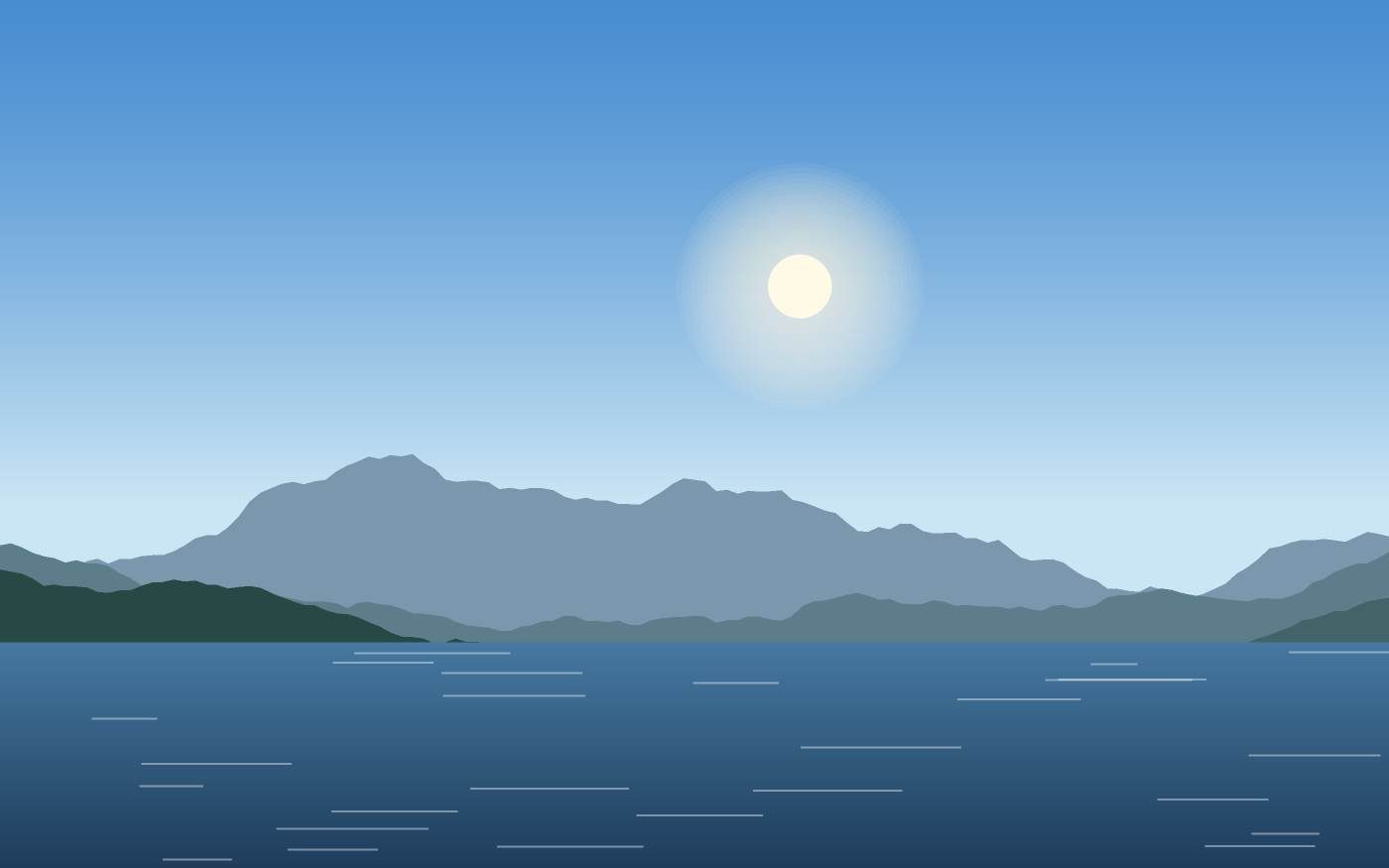 Landschaftsillustration