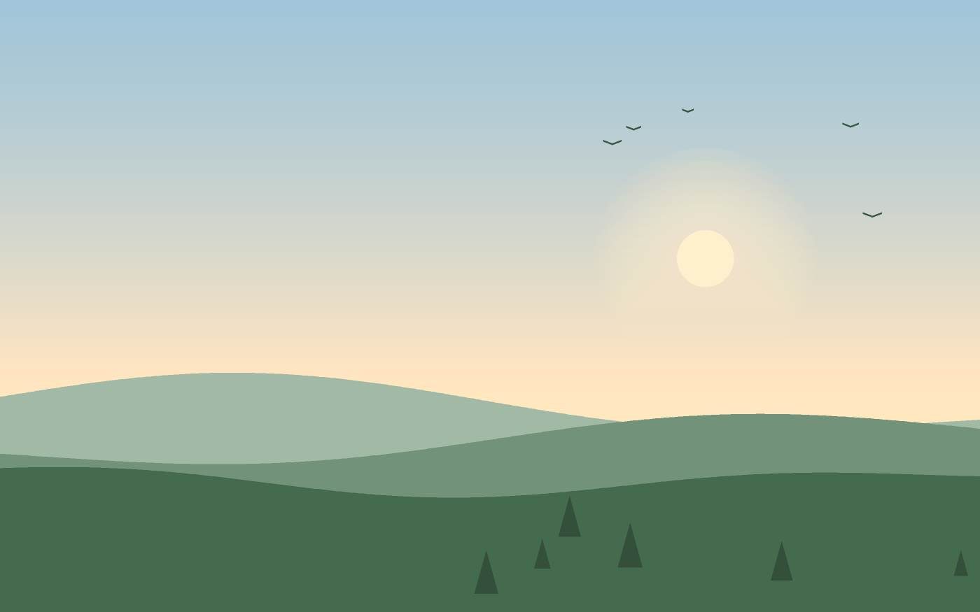 Ilustración de un paisaje