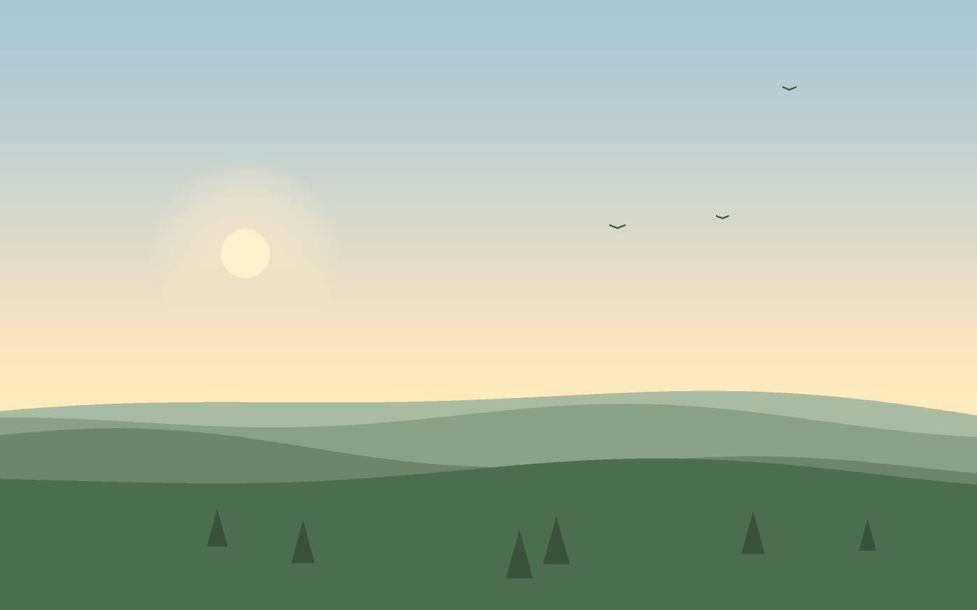 Ilustración de un paisaje