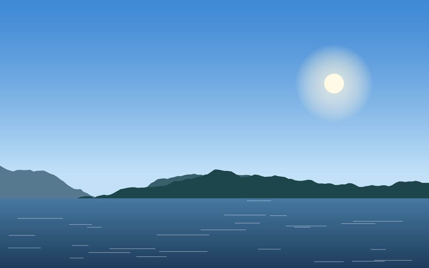 Landschapsillustratie