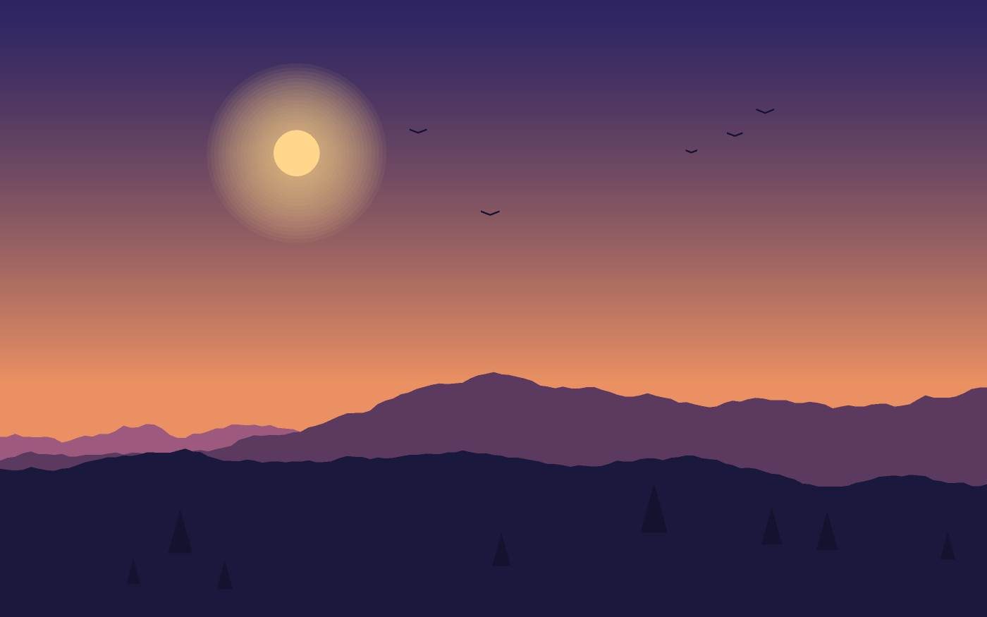 Landskapsillustration
